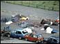 Photo of the aftermath of the Hyde Park bomb