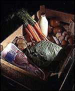 Organic carrots