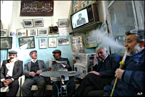 Men in cafe