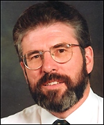 Gerry Adams: Met Irish prime minister in Dublin