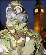 Anti-war protestor