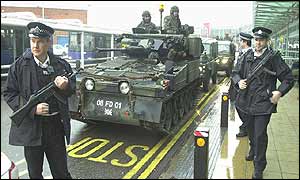 Army and police 