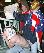 Protesters in Tokyo