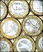 Euro coins