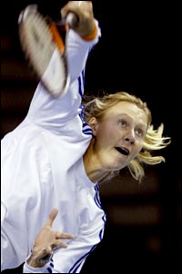 Australian Alicia Molik serving