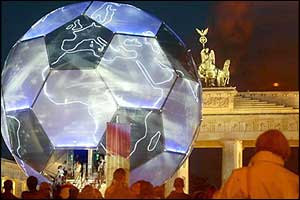 Germany launches a 1000 day countdown to the 2006 World Cup 