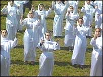 choir at ceremony