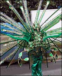 green costume