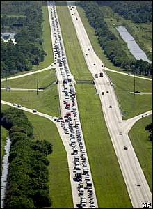 Traffic on roads