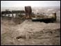 Rusting ship abandoned in what was the Aral Sea