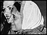Indira Gandhi in 1977 with daughter-in-law Sonia Gandhi (copyright: AP)
