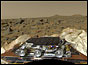 Sojourner rover stuck on airbag (picture: Nasa)