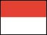 Red and white horizontal stripe flag