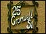 25 Cromwell Street - sign on the house