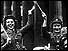 Women waving flags