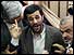 Mahmoud Ahmadinejad with supporters 