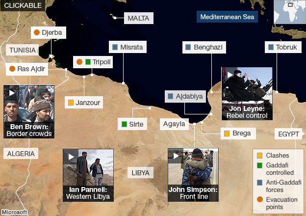 Map of Libya