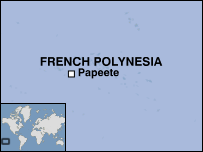 Map of Fr. Polynesia