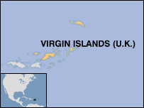 Map of US Virgin Isles