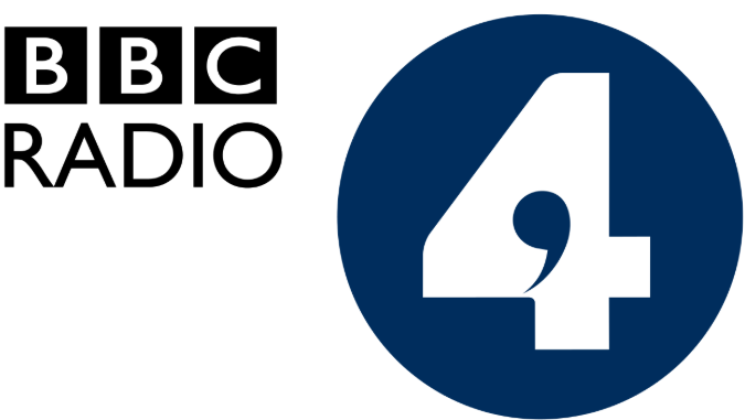 BBC Radio 4 logo in Black and blue