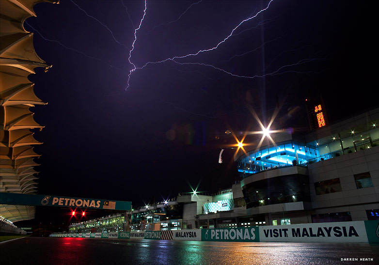 Race track in Malaysia