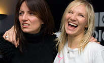 Davina and Jo are all smiles for the camera (but they were actually tearing strips off one another)
