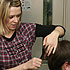 Edith becomes a hairdresser