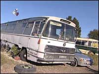 Bus on site