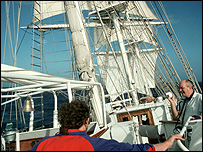 On board the Nelson