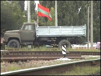Придністровські сепаратисти блокують залізницю. Фото з архіву за 2004 рік