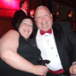 Campbell and his wife Carol, New Years Eve, 2007