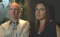 David Moore and Sarah Willingham