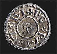 Image of coin of 'King Cnut'