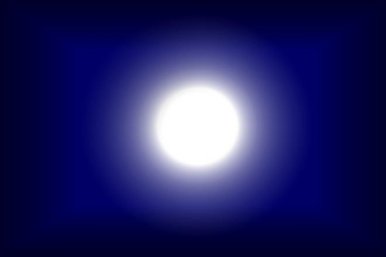 Moon at night