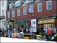Honiton street market 