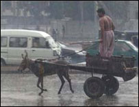 کراچی میں بارش