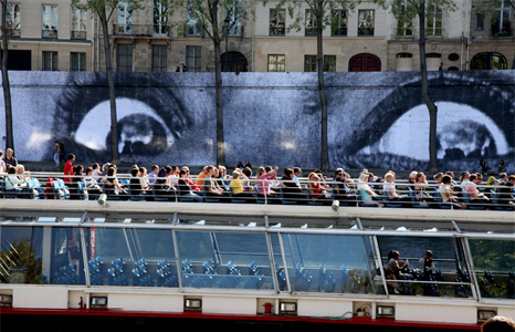 JR - works in Paris