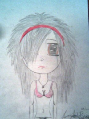 The girl...