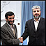 خالد مشعل و محمود احمدی نژاد