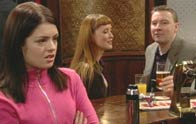 Kirsty is unimpressed by Heather.
