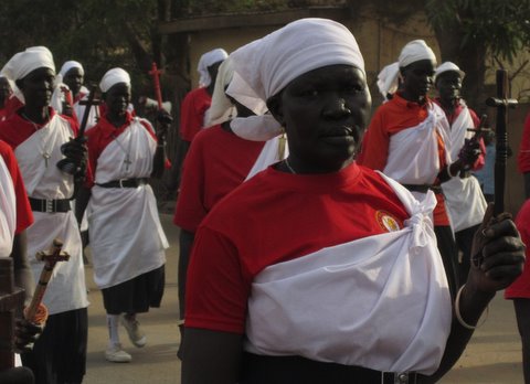 They are thanking God for the referendum result and independence in July