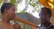 Audrey Brown interviews artist Hyppolyte Delavolta in Ouaga