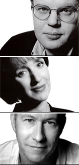 Mark Lawson, Francine Stock and John Wilson