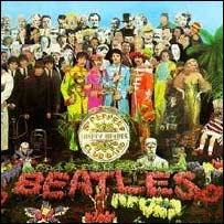A capa de Sgt. Pepper's Lonely Hearts Club Band
