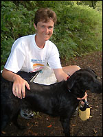 Jo and dog Bella