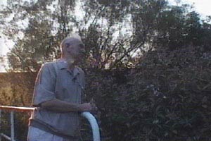 Len in the garden