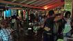 Friday night in the Cafe is always a lively affair, as people enjoy the performances of poetry and music.
