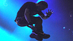 Pendulum's MC Ben Mount gets air	