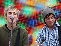 McFly at the Fan Park