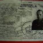 Taduesz Boron - Allied Military Identity Card Taduesz Boron - Allied Military Identity Card